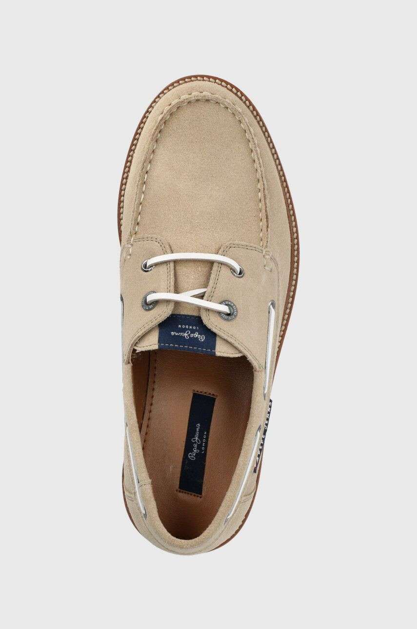 Pepe Jeans Semišové polobotky Trucker Deck Suede - Pepit.cz