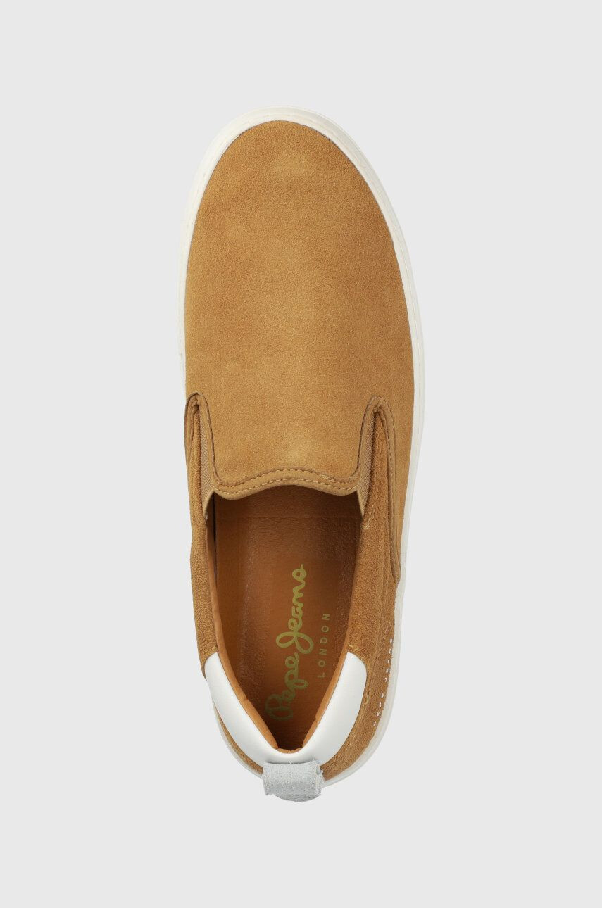 Pepe Jeans Semišové tenisky Yogi Slip On - Pepit.cz