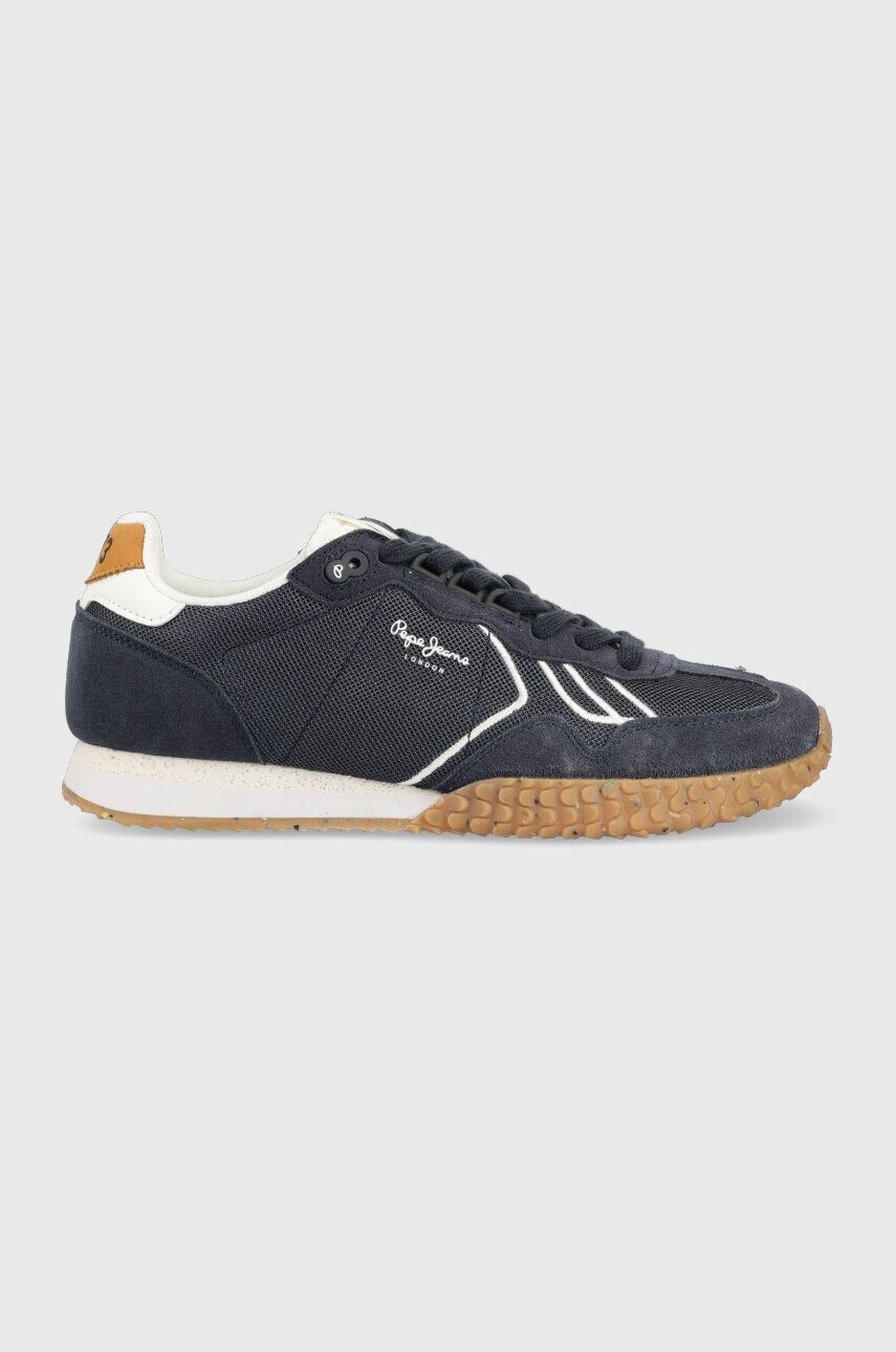 Pepe Jeans Sneakers boty HOLLAND tmavomodrá barva PMS30940 - Pepit.cz