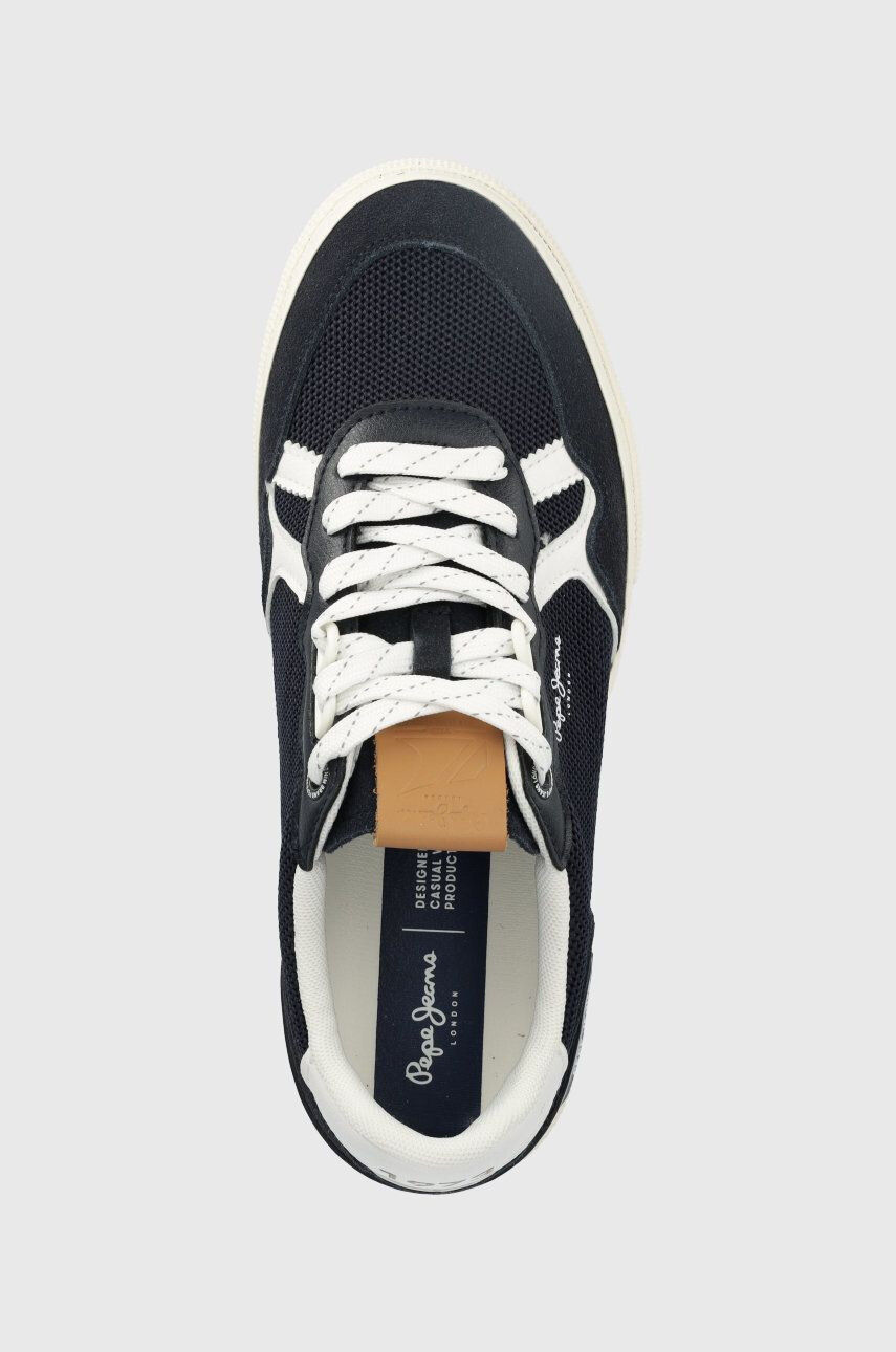 Pepe Jeans Sneakers boty Kenton Britt Capsule tmavomodrá barva - Pepit.cz