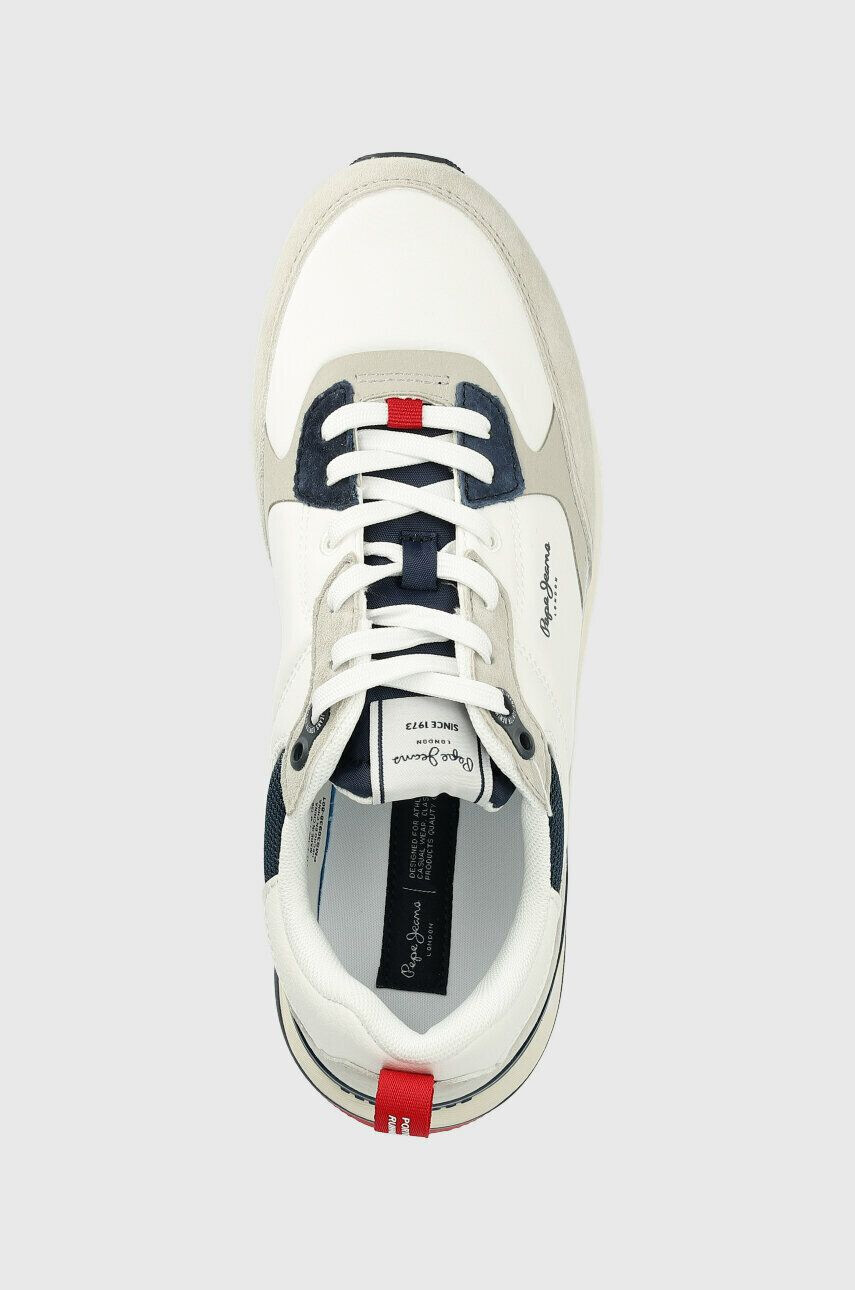 Pepe Jeans Sneakers boty LONDON PRO bílá barva PMS30938 - Pepit.cz