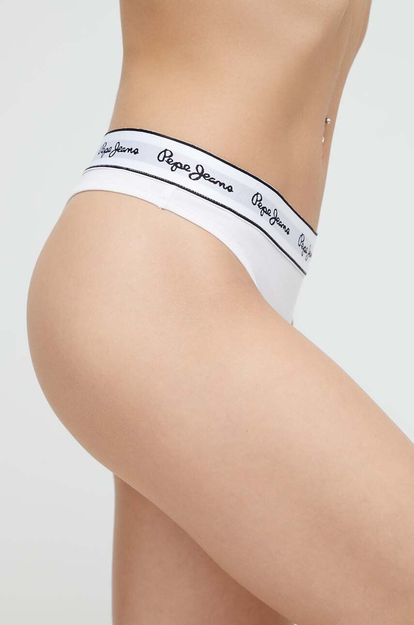 Pepe Jeans Tanga bílá barva - Pepit.cz