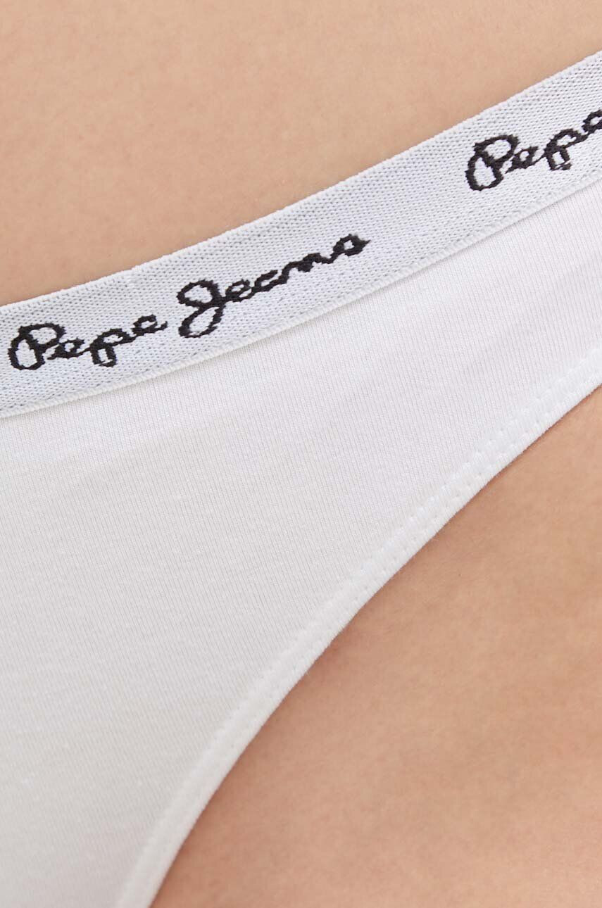 Pepe Jeans Tanga 3-pack červená barva - Pepit.cz