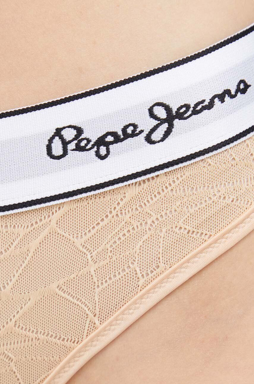 Pepe Jeans Tanga béžová barva - Pepit.cz