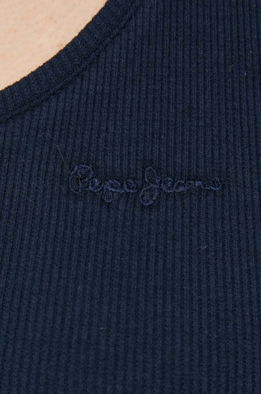 Pepe Jeans Top Winona dámský tmavomodrá barva - Pepit.cz