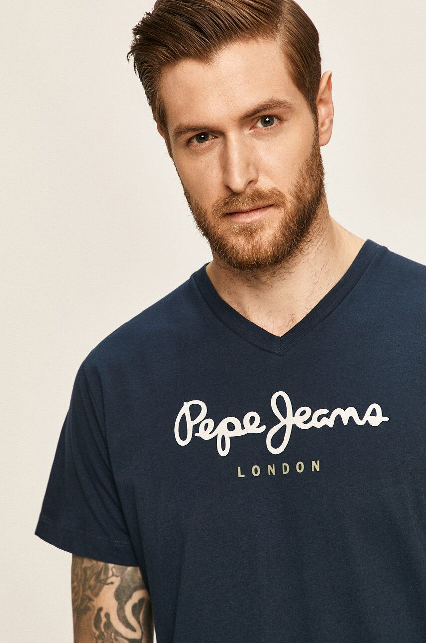 Pepe Jeans Tričko EGGO V - Pepit.cz