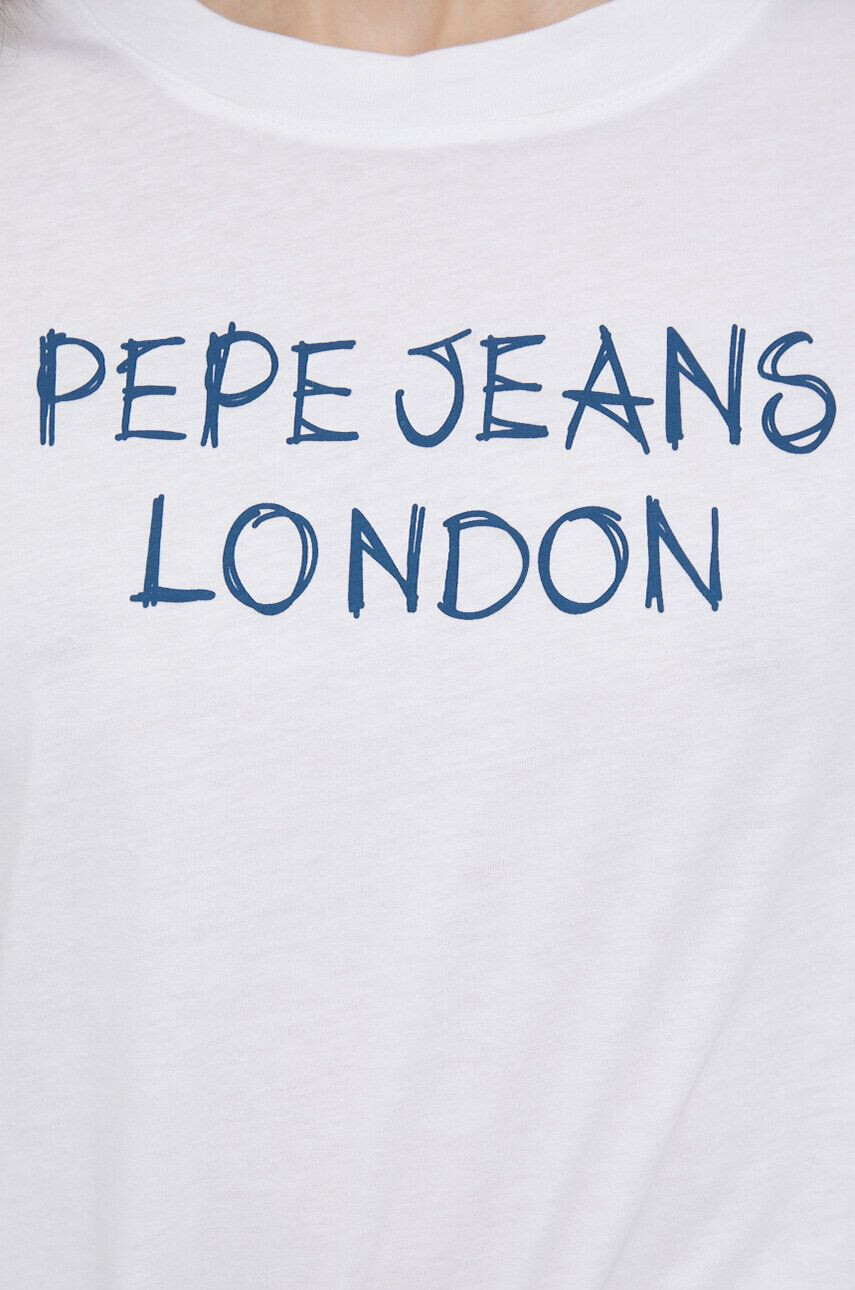 Pepe Jeans Tričko Netty bílá barva - Pepit.cz