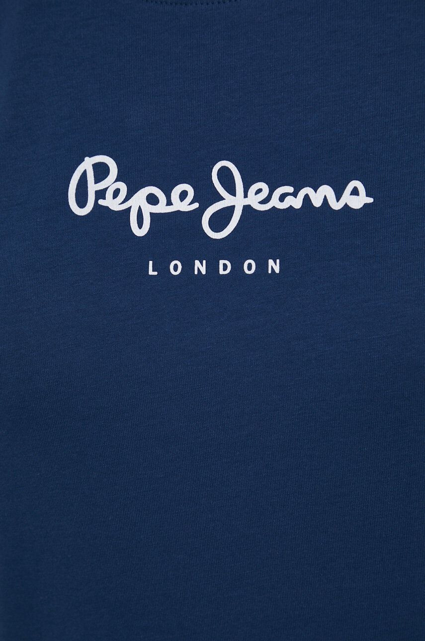 Pepe Jeans Tričko New Virginia Ss N dámský tmavomodrá barva - Pepit.cz