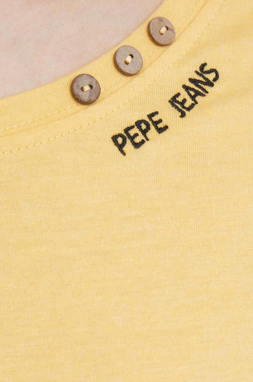 Pepe Jeans Tričko Ragy žlutá barva - Pepit.cz