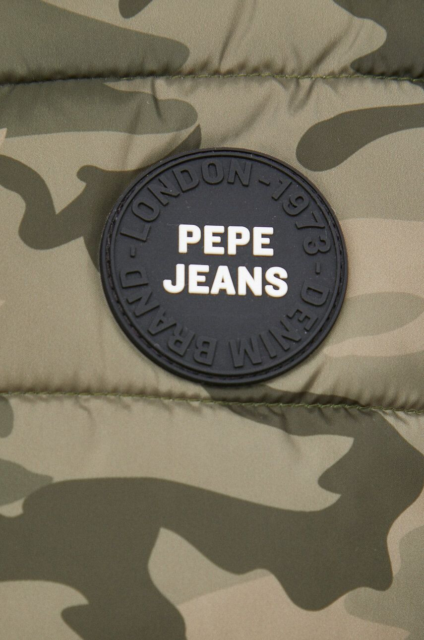 Pepe Jeans Vesta zelená barva - Pepit.cz