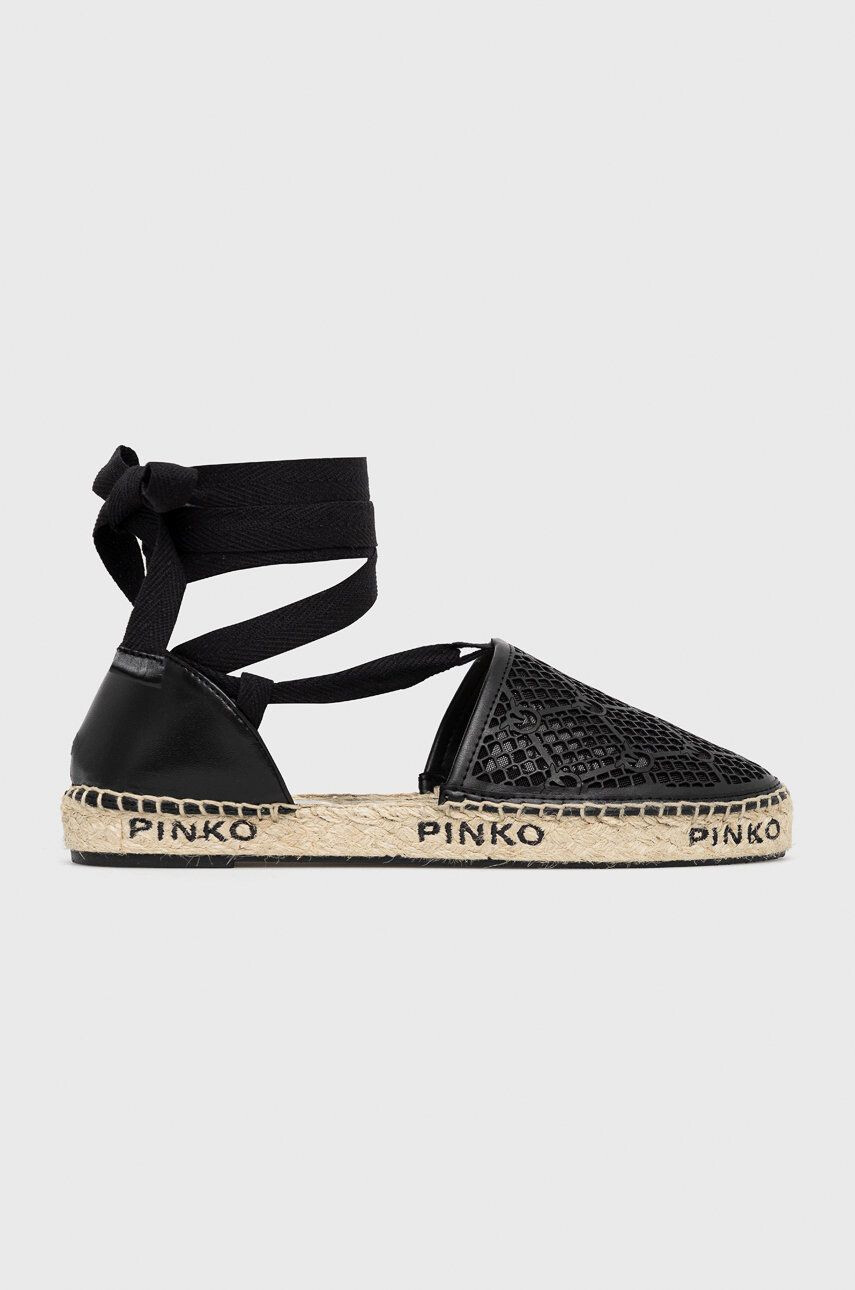 Pinko Espadrilky černá barva - Pepit.cz