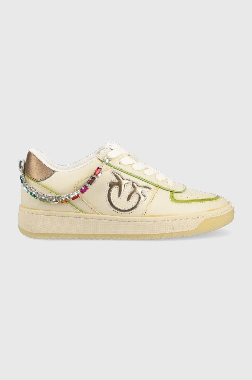 Pinko Kožené sneakers boty Corsica Basket - Pepit.cz