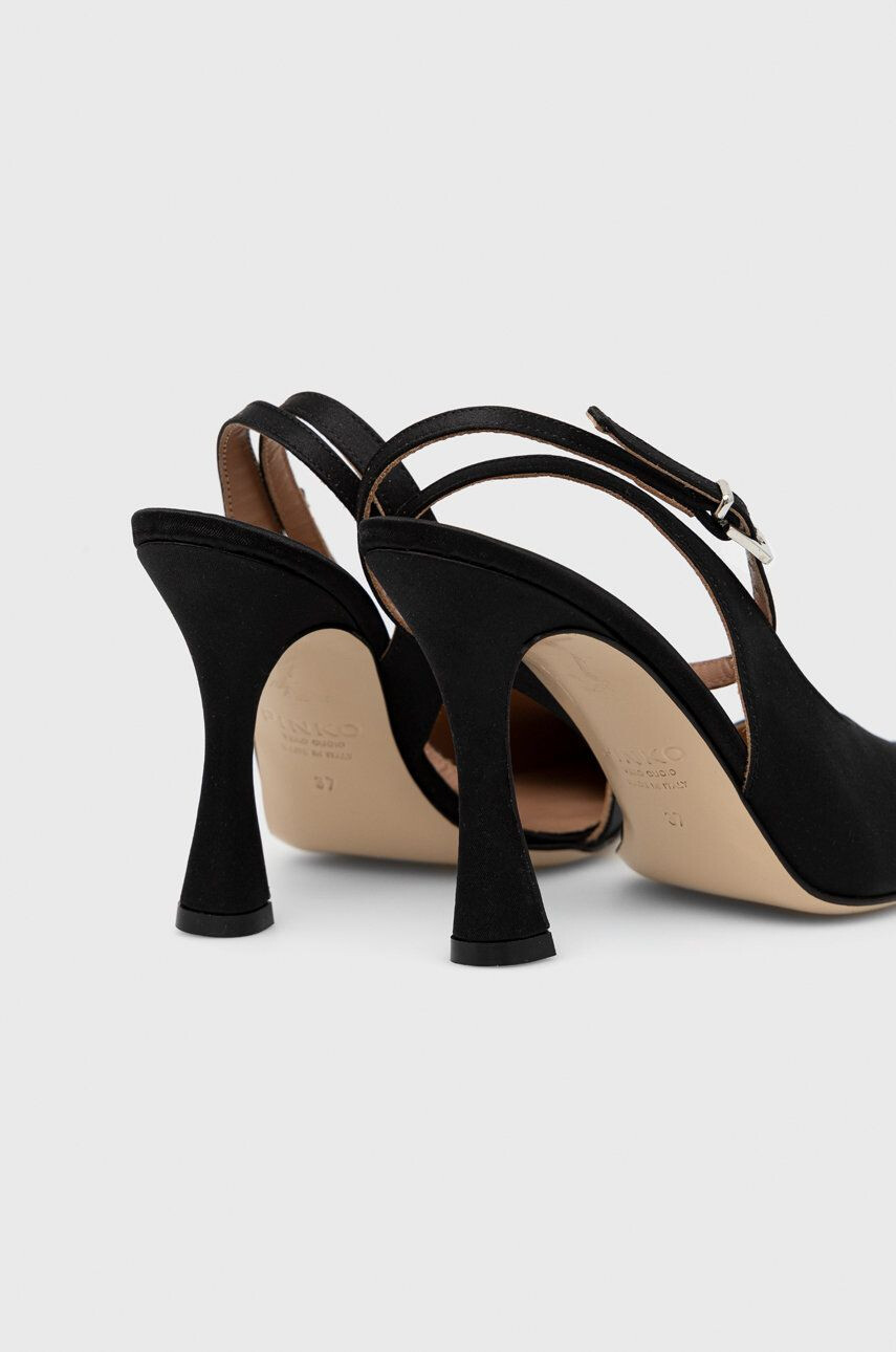 Pinko Lodičky Liquirizia Slingback černá barva - Pepit.cz