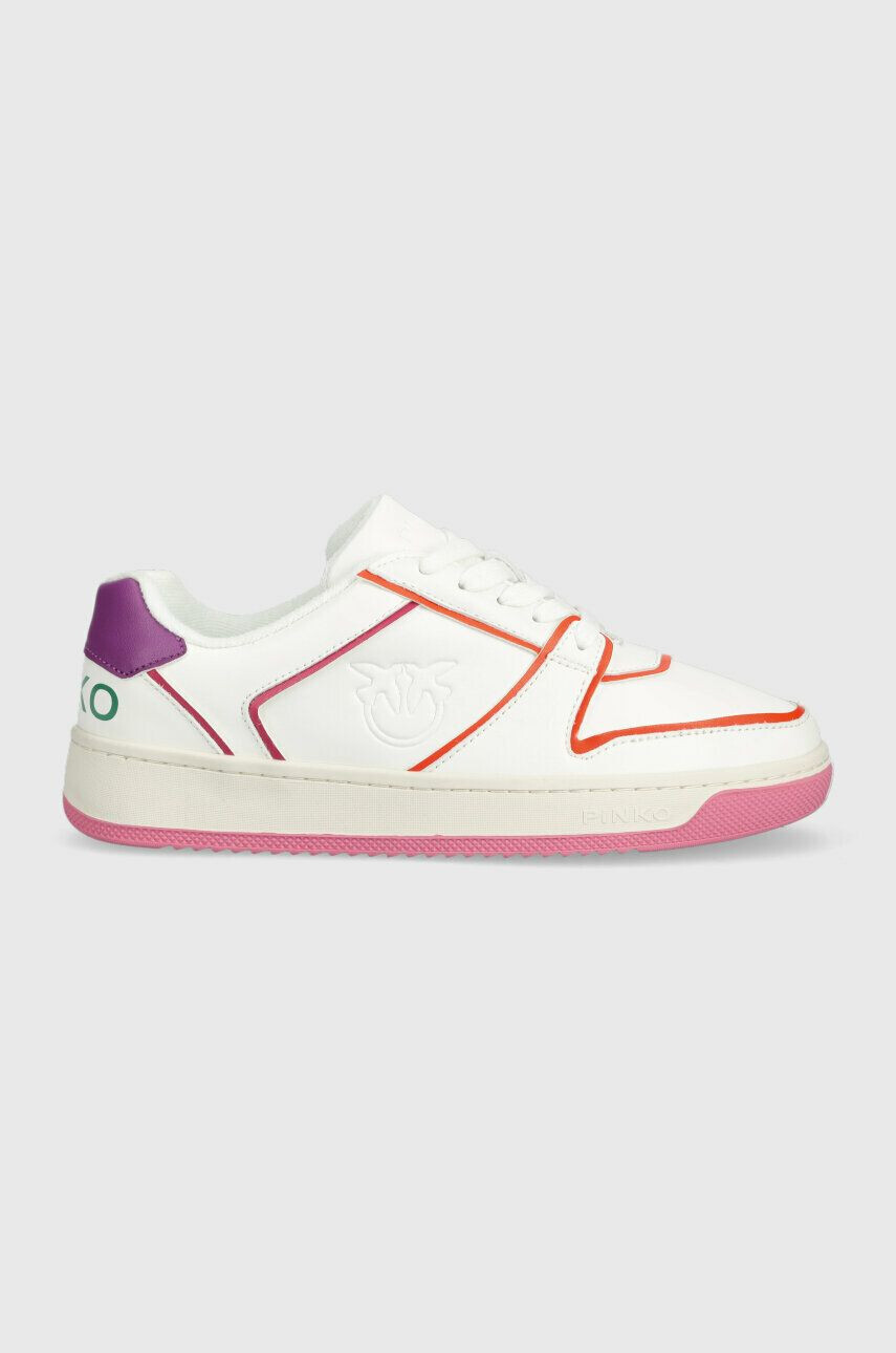 Pinko Sneakers boty Flamine bílá barva 101226 A0VK ZW8 - Pepit.cz