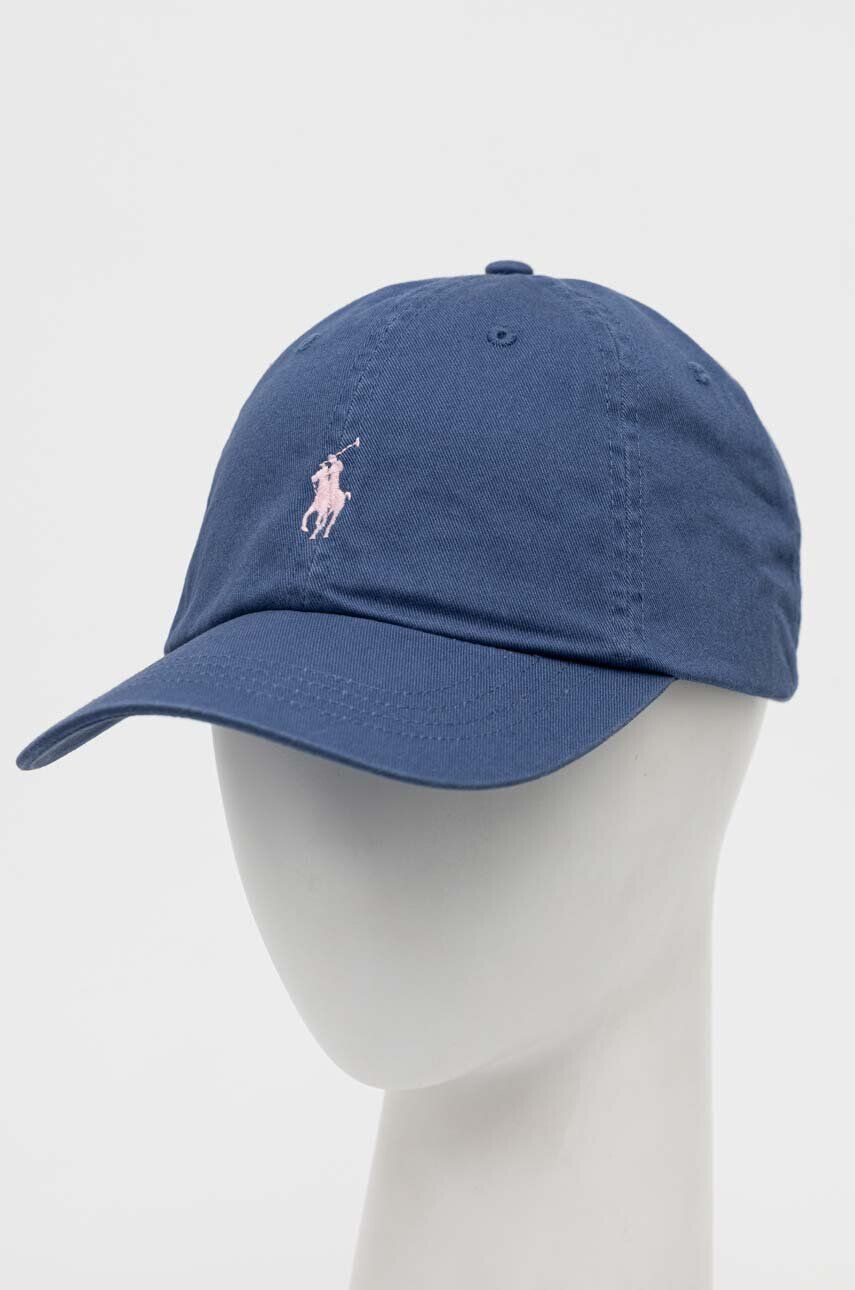 Polo Ralph Lauren Bavlněná baseballová čepice tmavomodrá barva - Pepit.cz