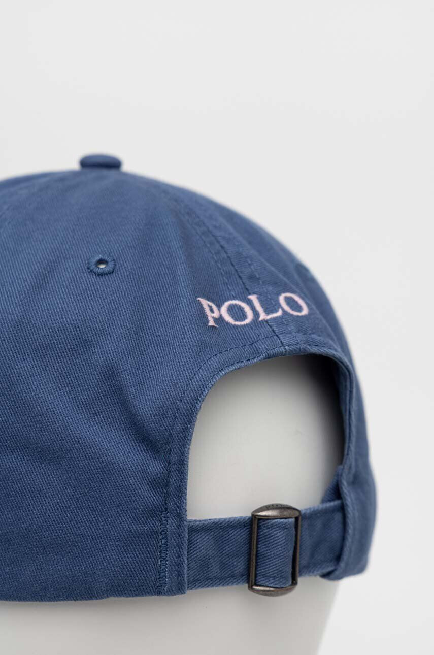 Polo Ralph Lauren Bavlněná baseballová čepice tmavomodrá barva - Pepit.cz