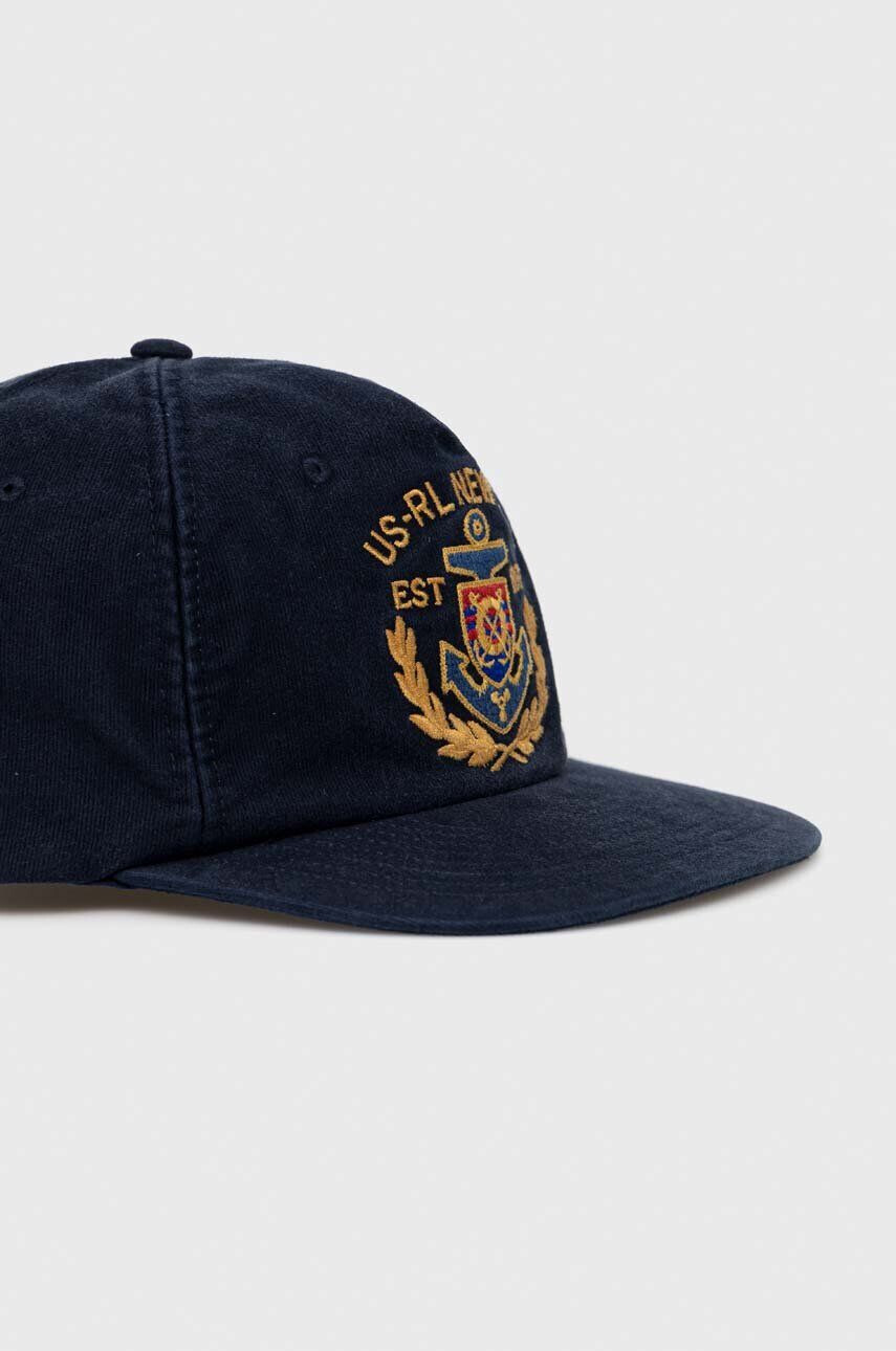 Polo Ralph Lauren Bavlněná baseballová čepice tmavomodrá barva - Pepit.cz