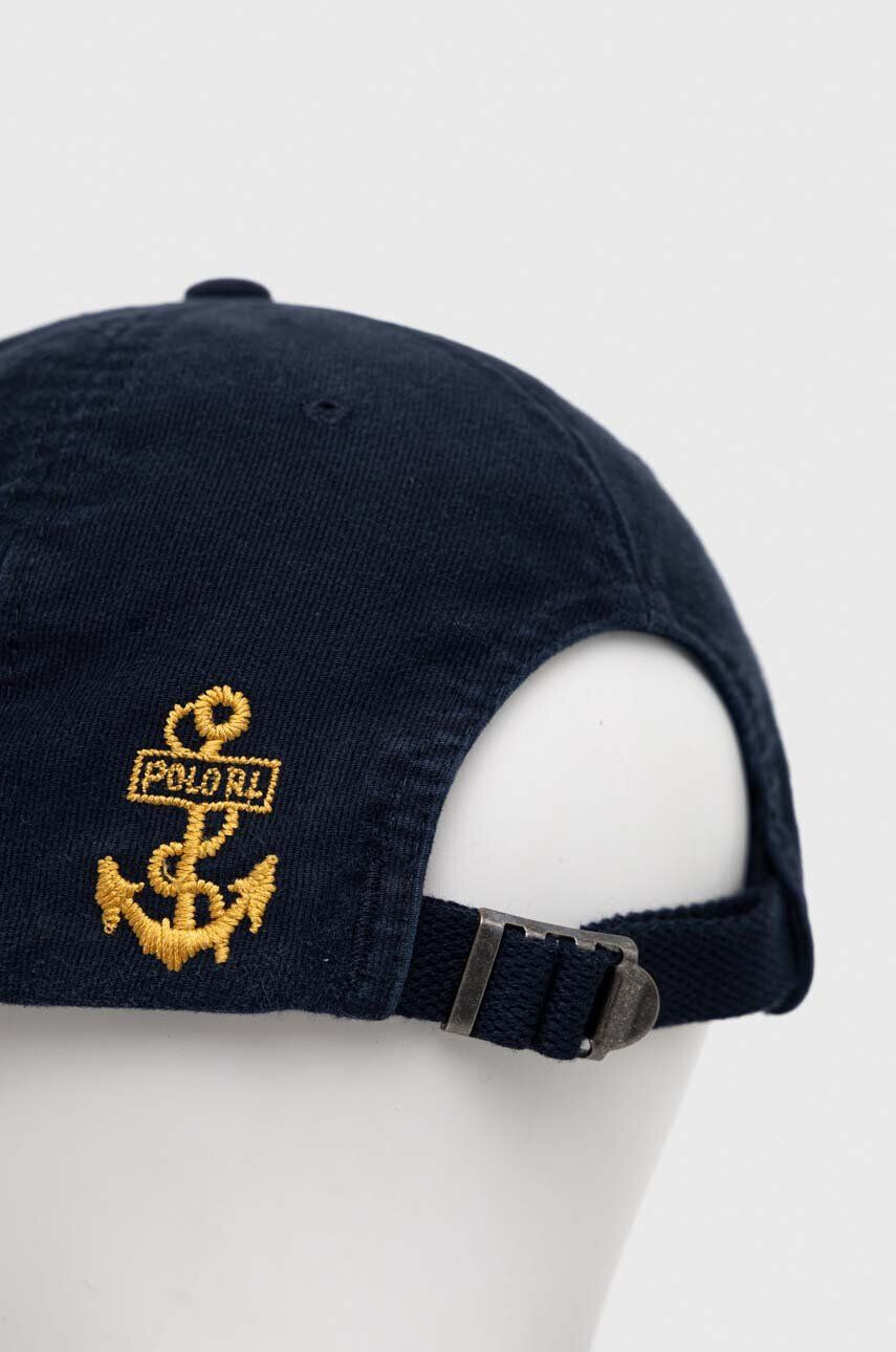 Polo Ralph Lauren Bavlněná baseballová čepice tmavomodrá barva - Pepit.cz