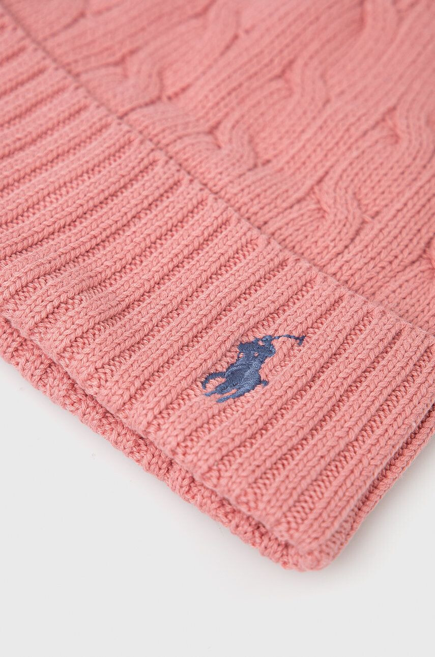 Polo Ralph Lauren Bavlněná čepice růžová barva - Pepit.cz