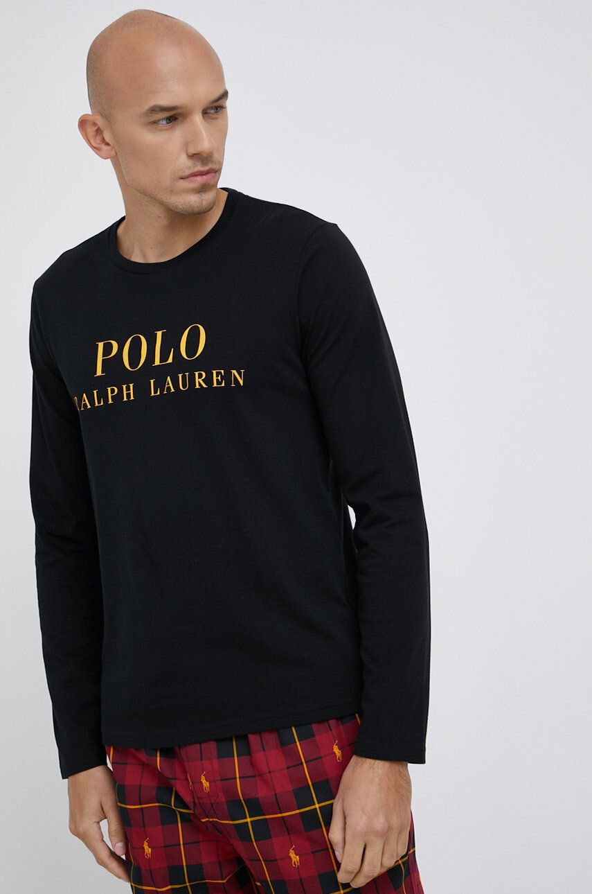 Polo Ralph Lauren Bavlněné pyžamo vínová barva vzorované - Pepit.cz