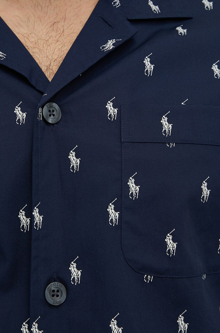 Polo Ralph Lauren Bavlněné pyžamo tmavomodrá barva - Pepit.cz