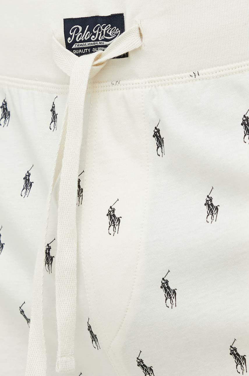 Polo Ralph Lauren Bavlněné pyžamové kalhoty béžová barva - Pepit.cz