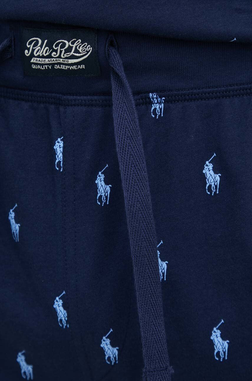 Polo Ralph Lauren Bavlněné pyžamové kalhoty tmavomodrá barva - Pepit.cz