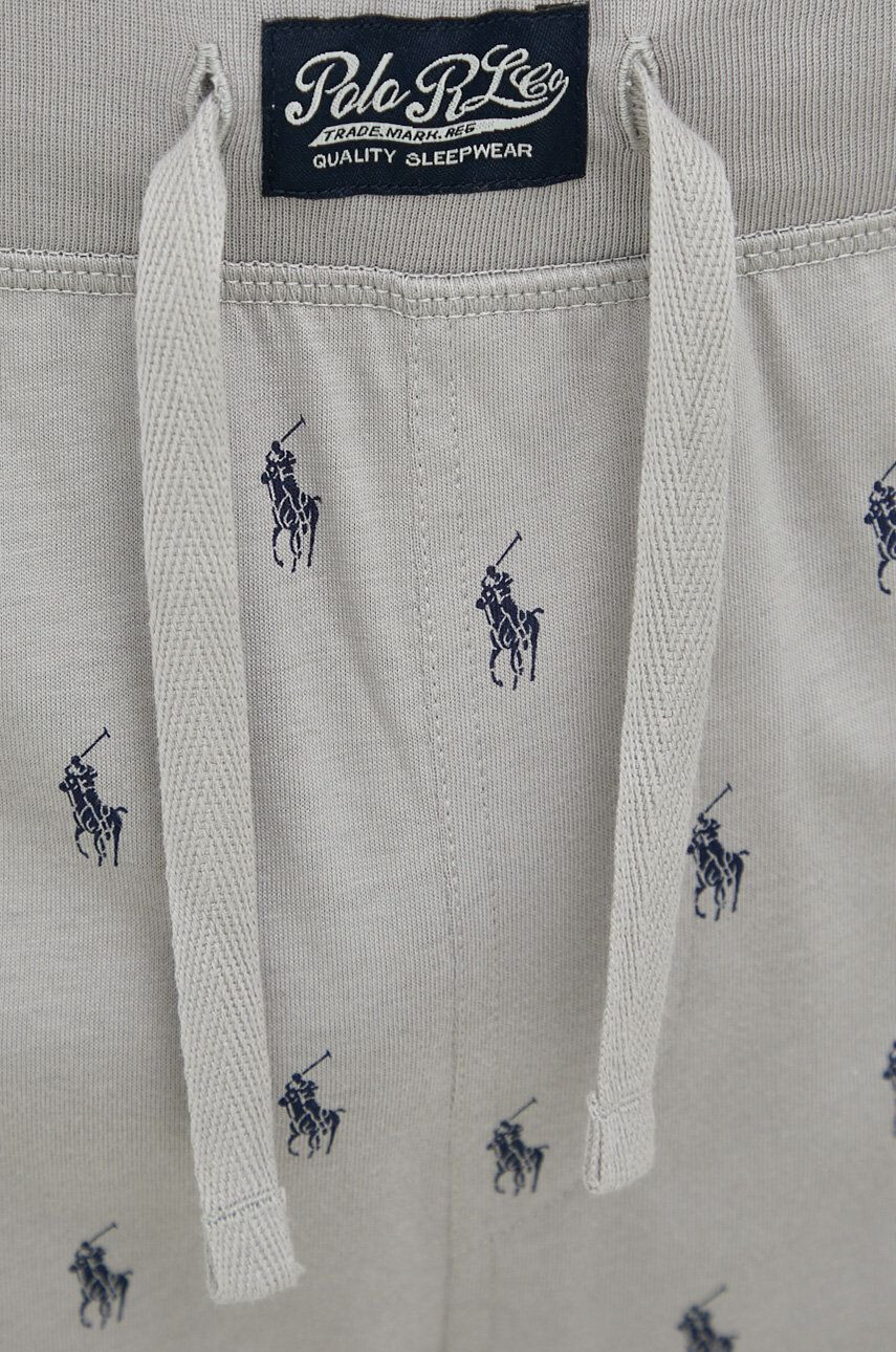 Polo Ralph Lauren Bavlněné pyžamové kalhoty šedá barva - Pepit.cz