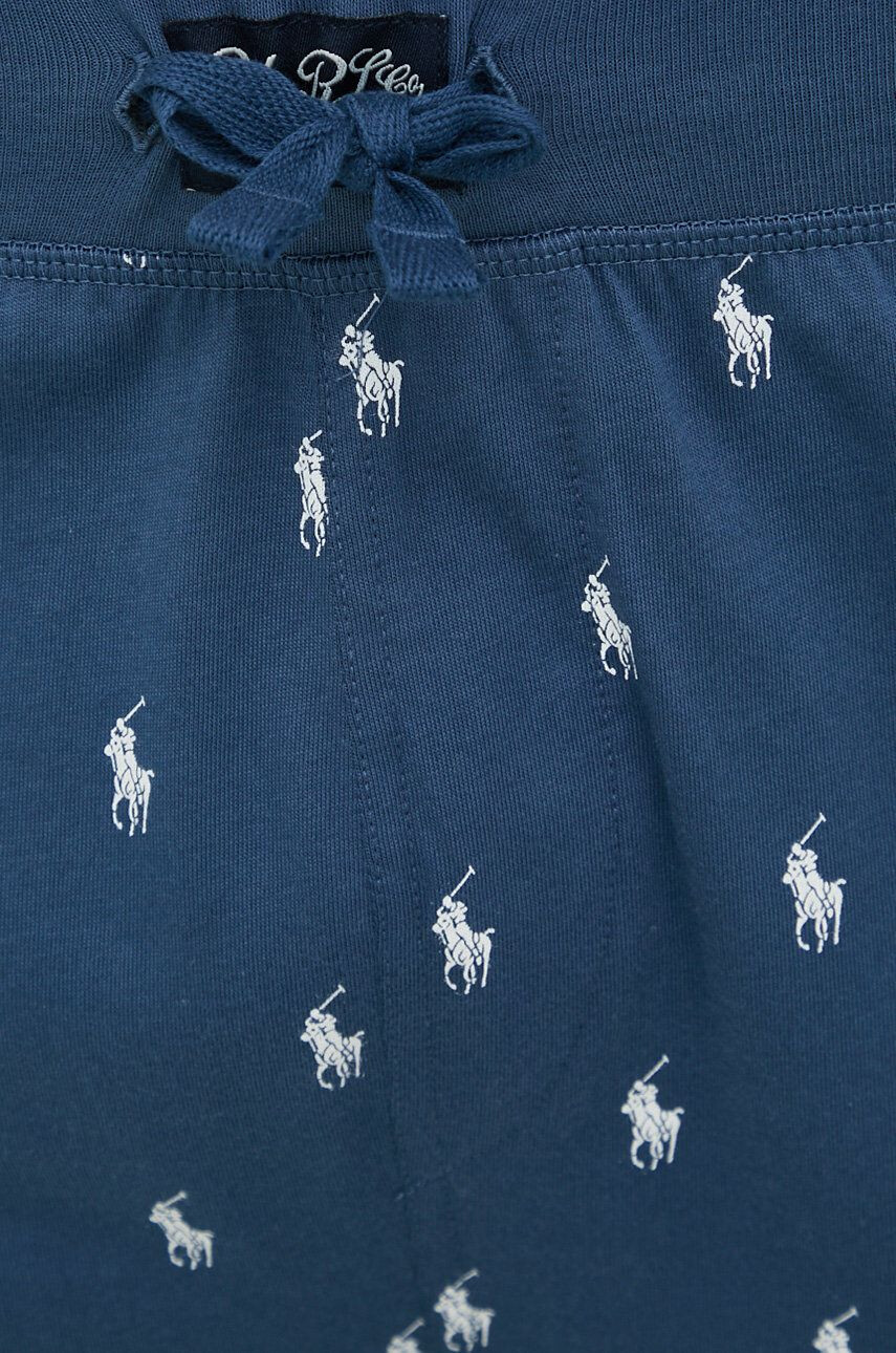 Polo Ralph Lauren Bavlněné pyžamové kalhoty tmavomodrá barva - Pepit.cz