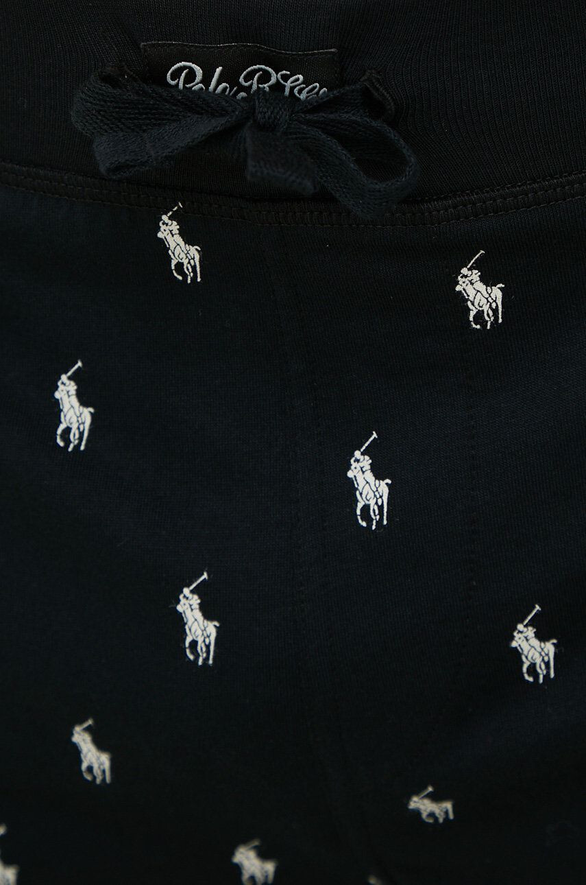 Polo Ralph Lauren Bavlněné pyžamové šortky černá barva - Pepit.cz