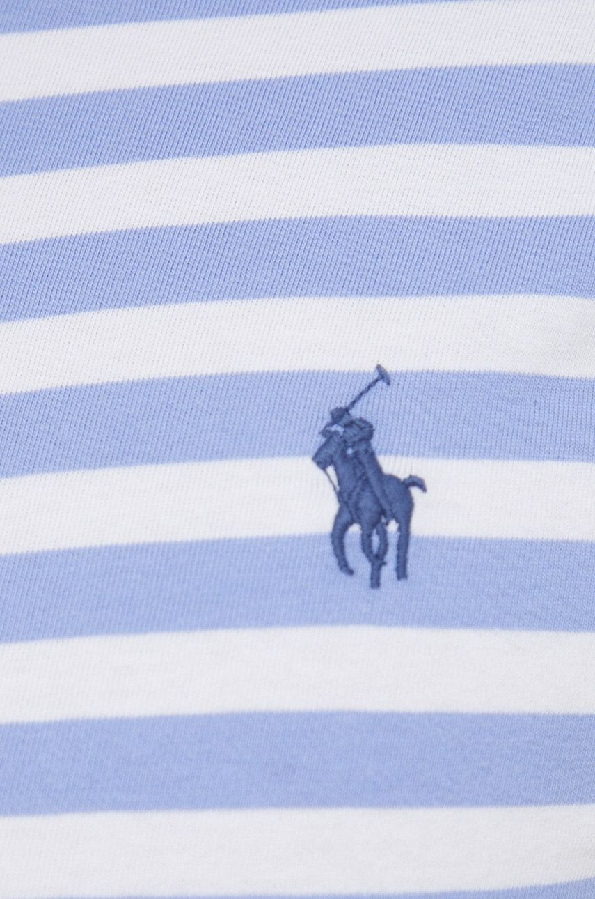 Polo Ralph Lauren Bavlněné tričko fialová barva - Pepit.cz