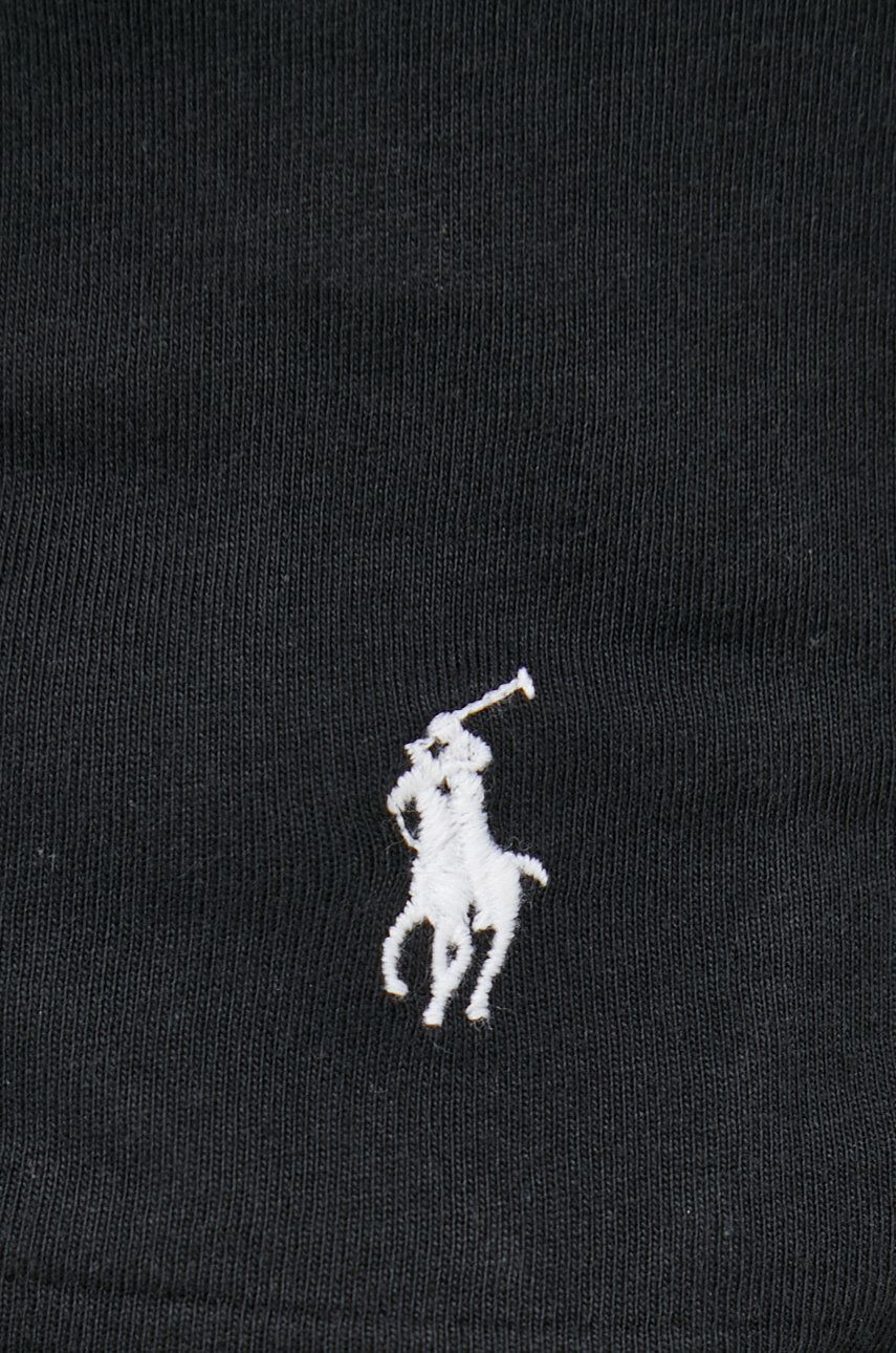 Polo Ralph Lauren Bavlněné tričko 3 - Pack černá barva - Pepit.cz