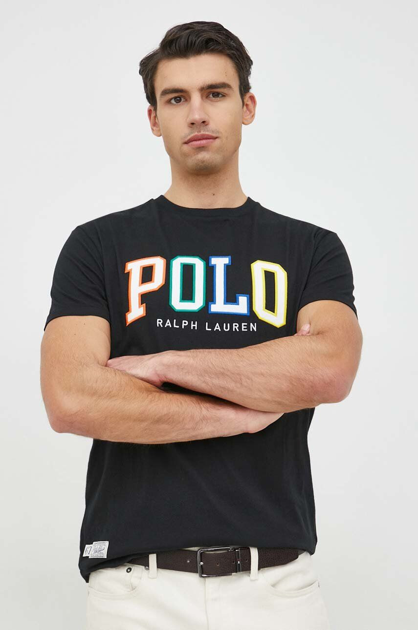 Polo Ralph Lauren Bavlněné tričko bílá barva - Pepit.cz