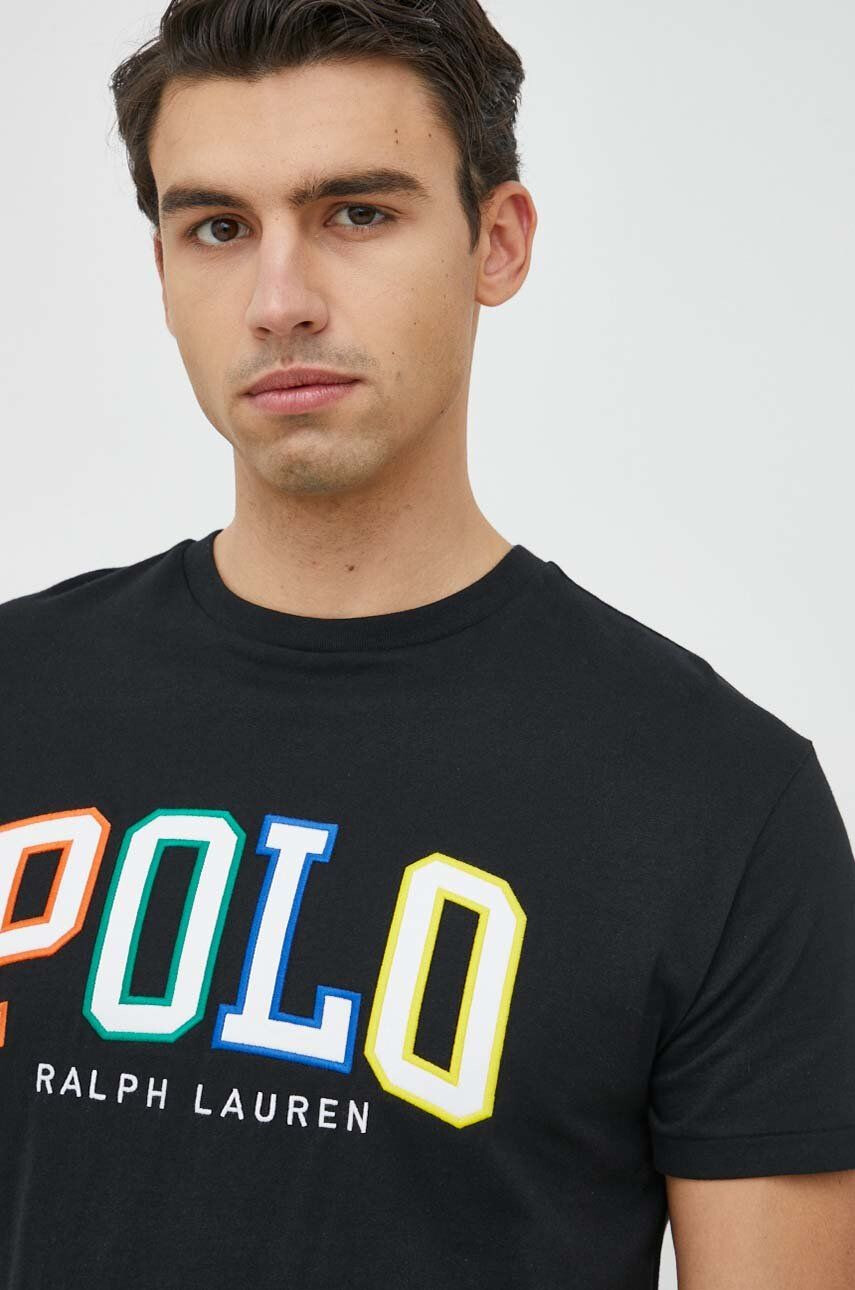 Polo Ralph Lauren Bavlněné tričko bílá barva - Pepit.cz