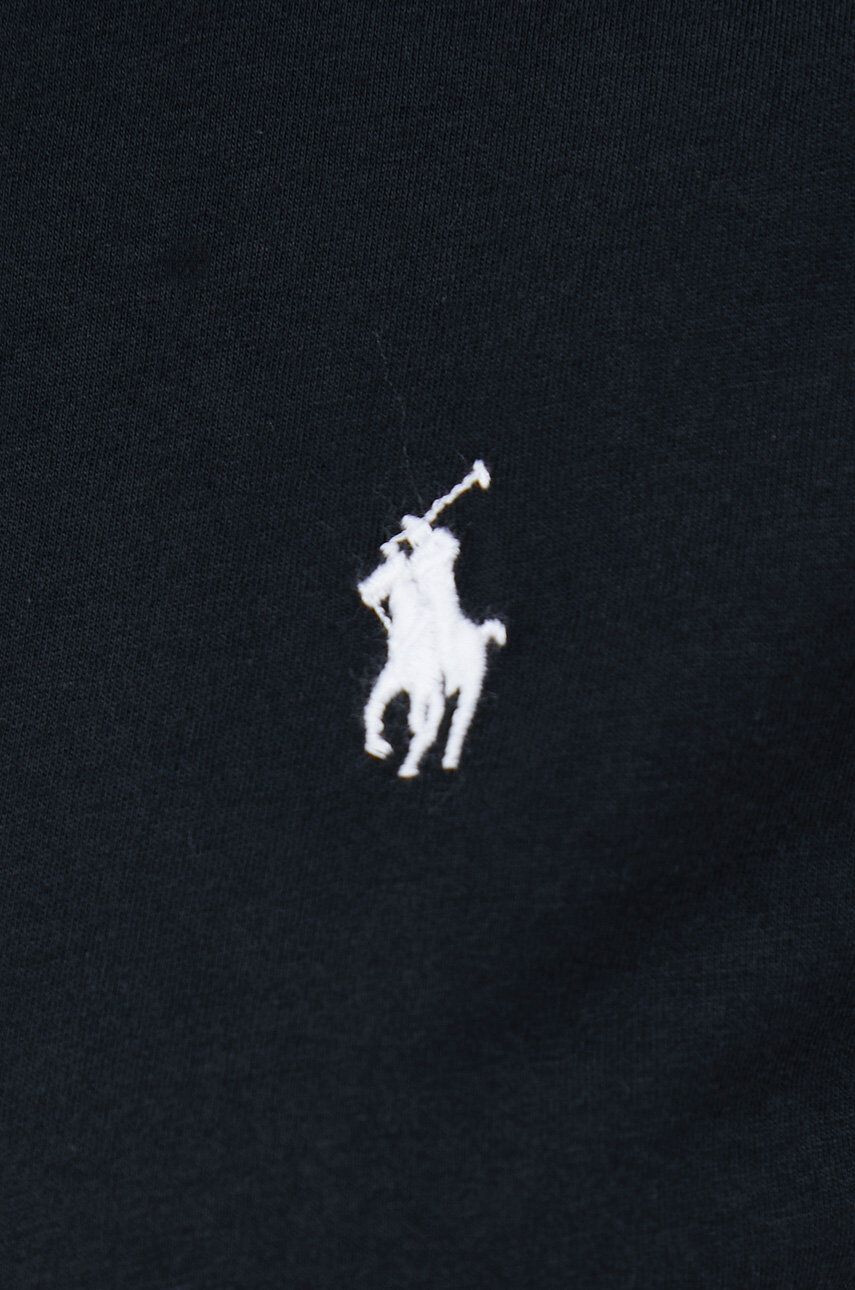 Polo Ralph Lauren Bavlněné tričko černá barva - Pepit.cz