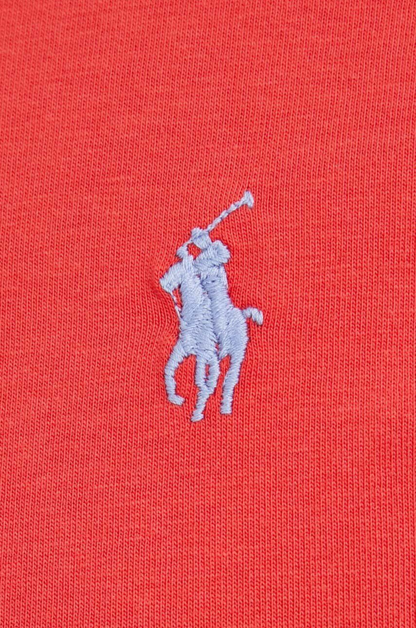 Polo Ralph Lauren Bavlněné tričko červená barva - Pepit.cz