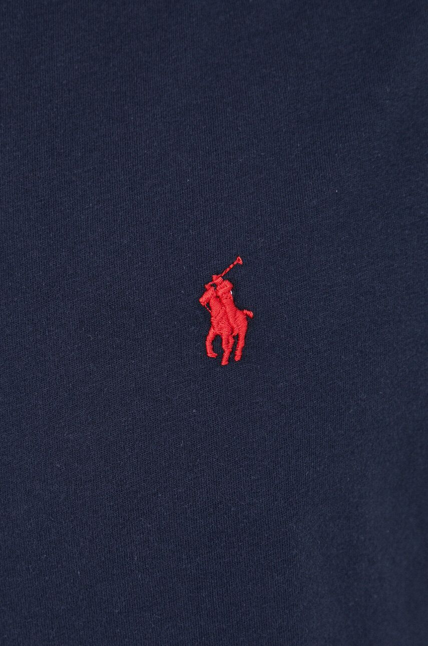 Polo Ralph Lauren Bavlněné tričko s dlouhým rukávem tmavomodrá barva - Pepit.cz