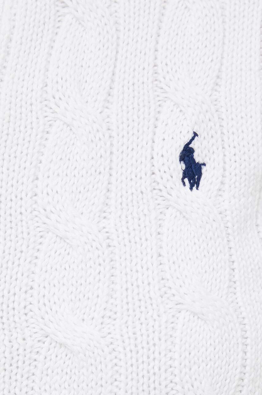 Polo Ralph Lauren Bavlněný kardigan bílá barva lehký - Pepit.cz