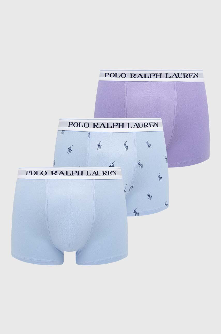 Polo Ralph Lauren Boxerky 3-pack pánské tmavomodrá barva - Pepit.cz