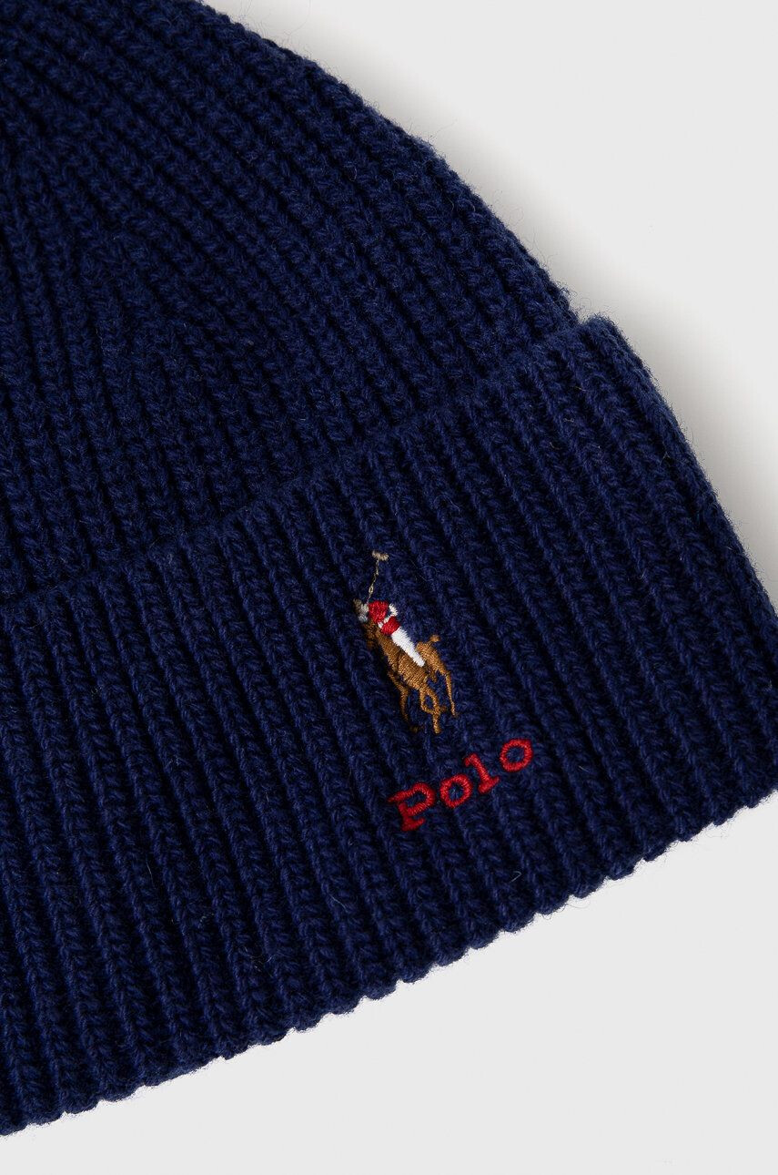 Polo Ralph Lauren Čepice z vlněné směsi z tenké pleteniny - Pepit.cz