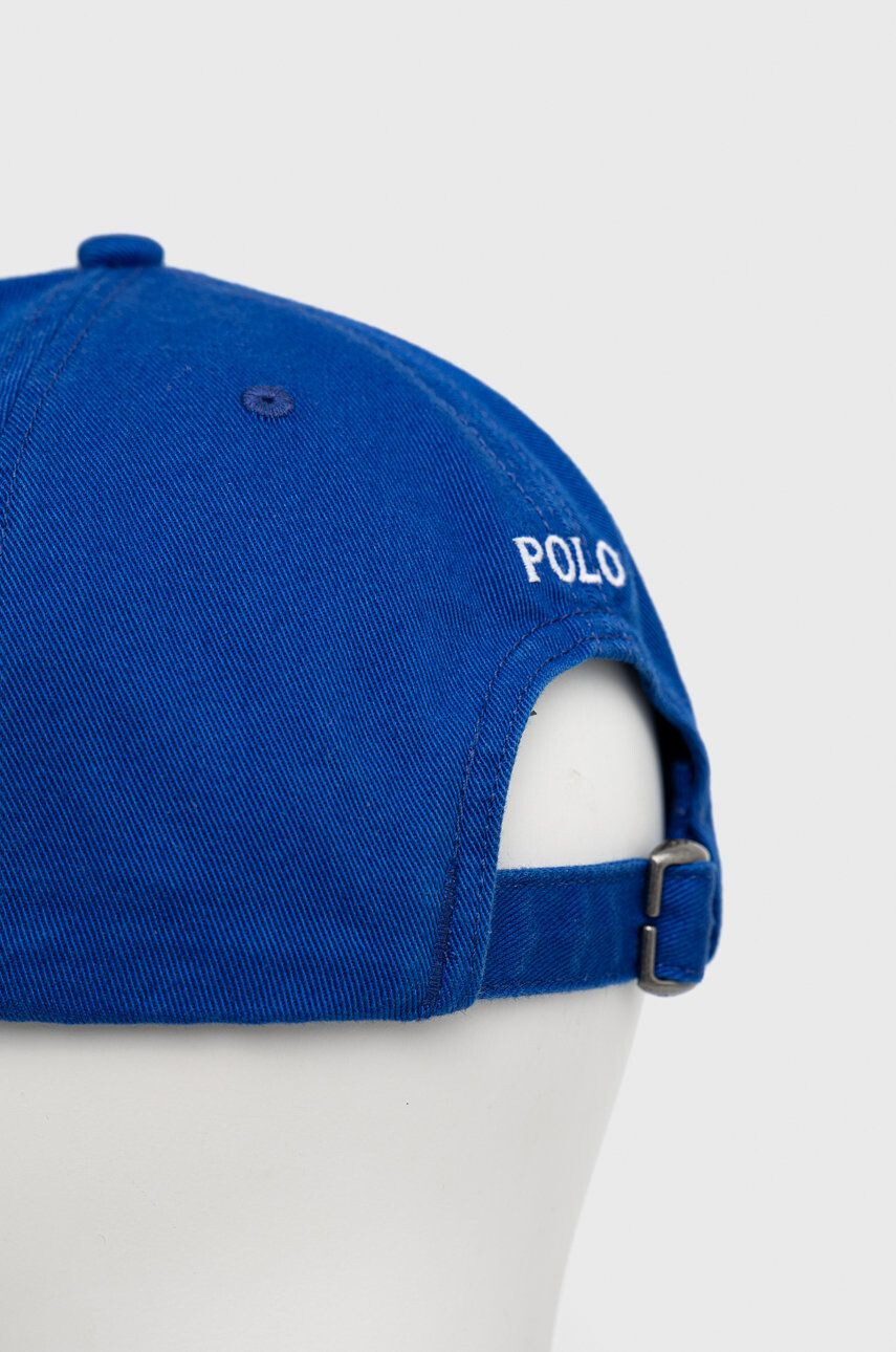 Polo Ralph Lauren Dětská bavlněná čepice červená barva hladká - Pepit.cz