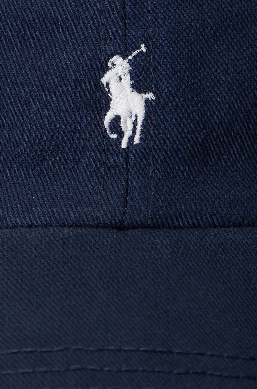 Polo Ralph Lauren Dětská bavlněná čepice tmavomodrá barva vzorovaná - Pepit.cz