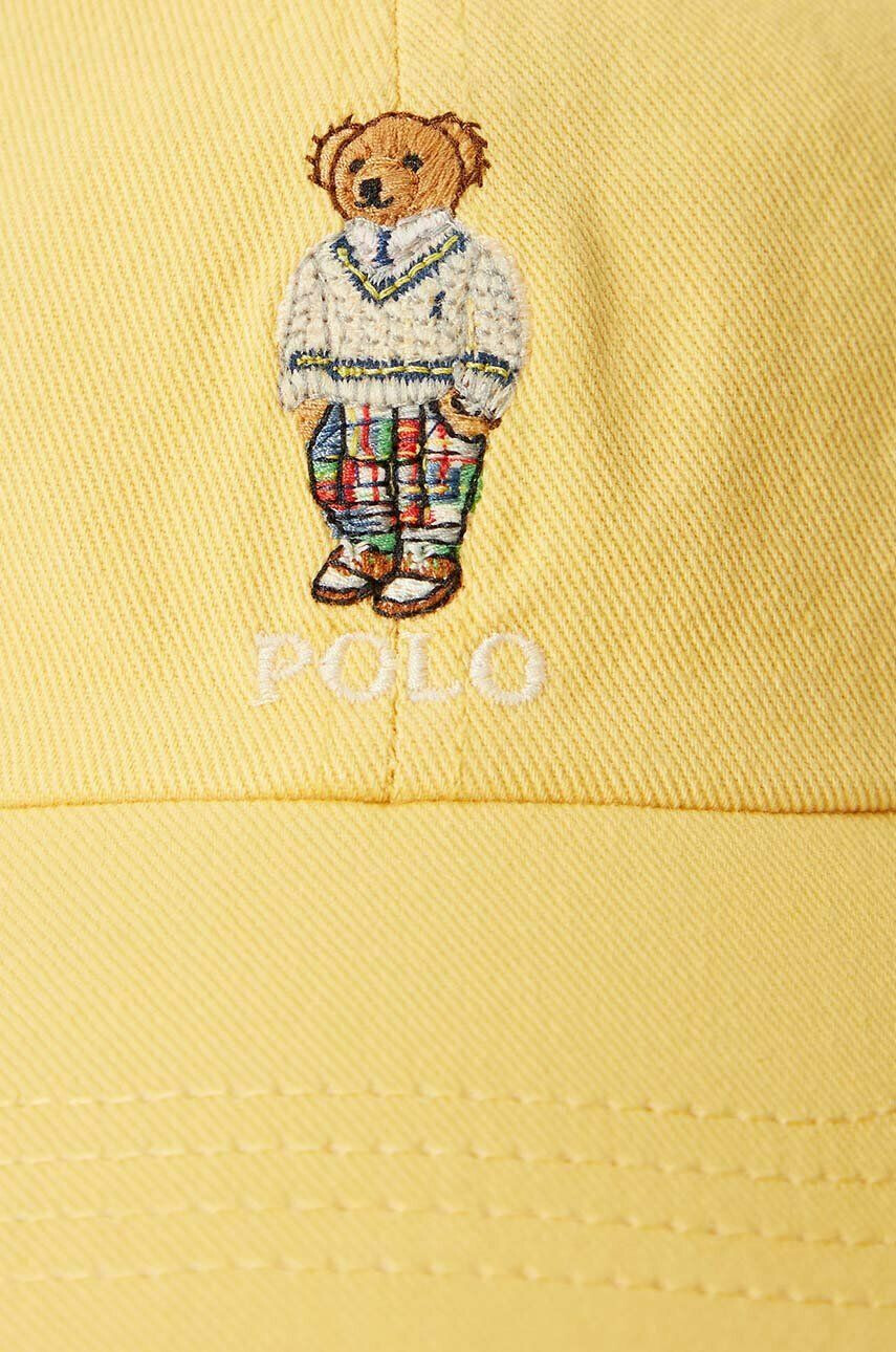 Polo Ralph Lauren Dětská bavlněná čepice červená barva hladká - Pepit.cz