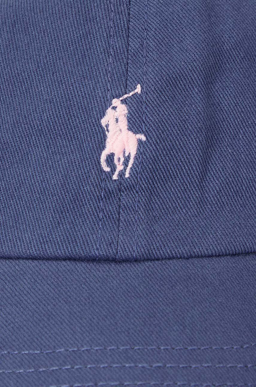 Polo Ralph Lauren Dětská bavlněná kšiltovka tmavomodrá barva s aplikací - Pepit.cz