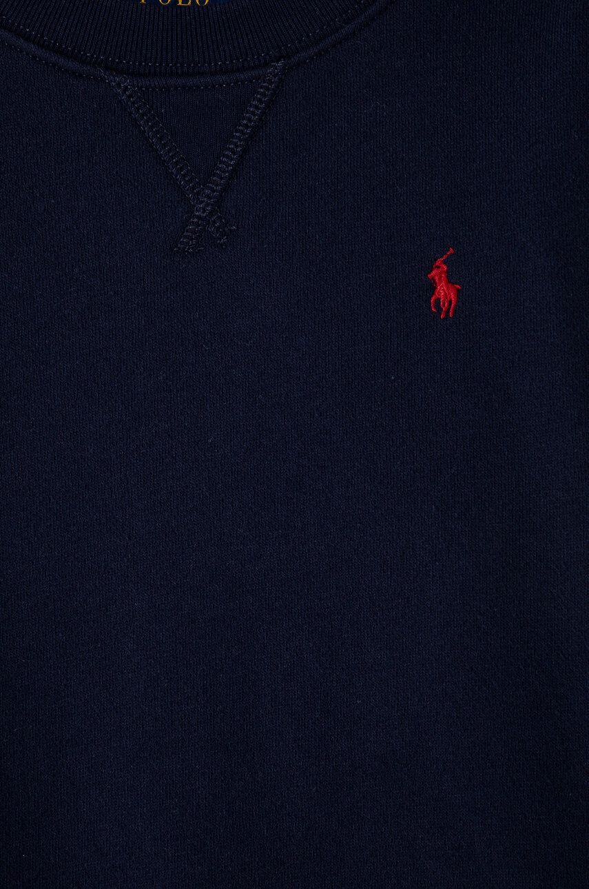 Polo Ralph Lauren Dětská mikina tmavomodrá barva hladká - Pepit.cz