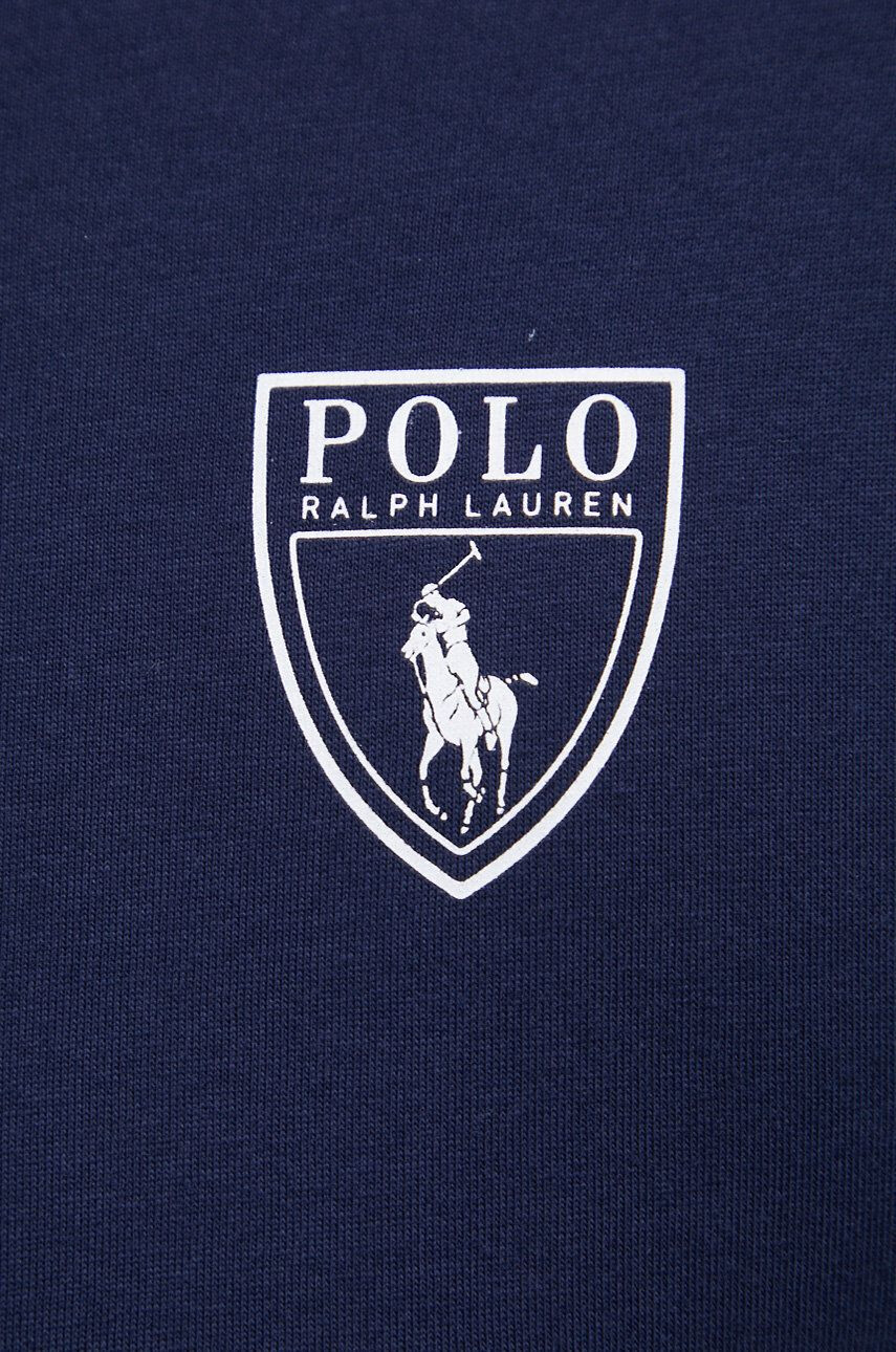 Polo Ralph Lauren Bavlněné pyžamo tmavomodrá barva s potiskem - Pepit.cz