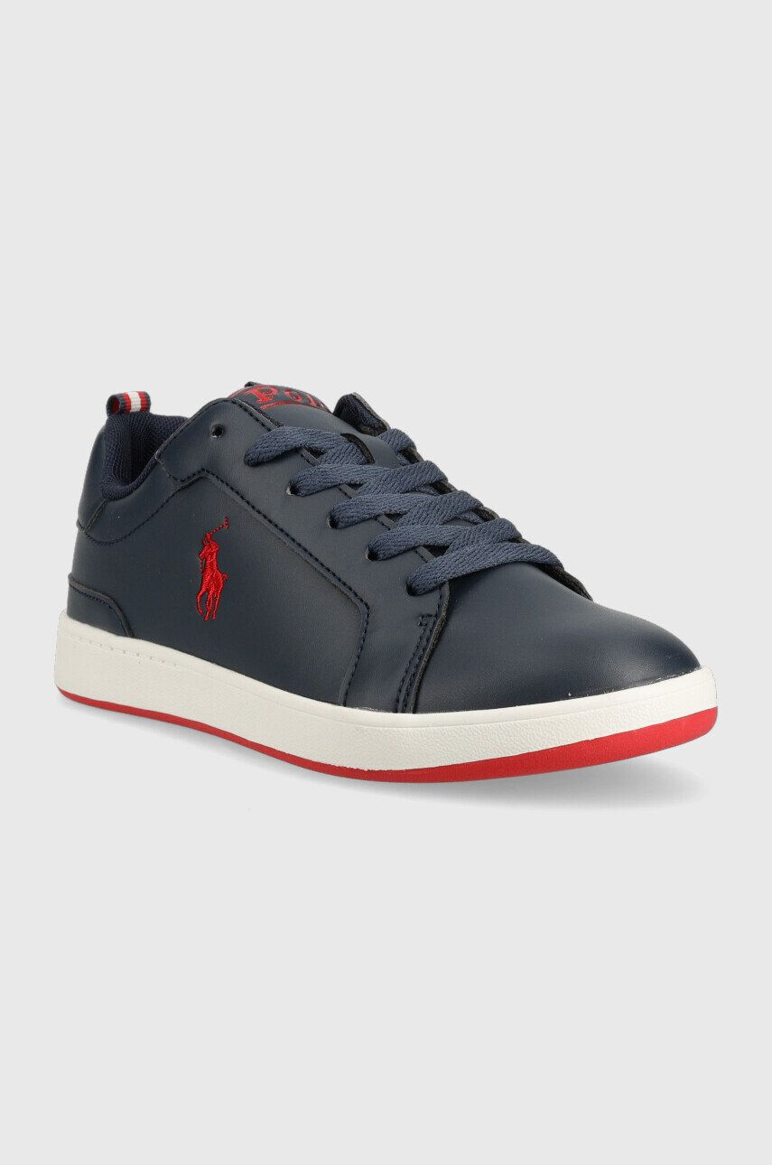 Polo Ralph Lauren Dětské sneakers boty tmavomodrá barva - Pepit.cz