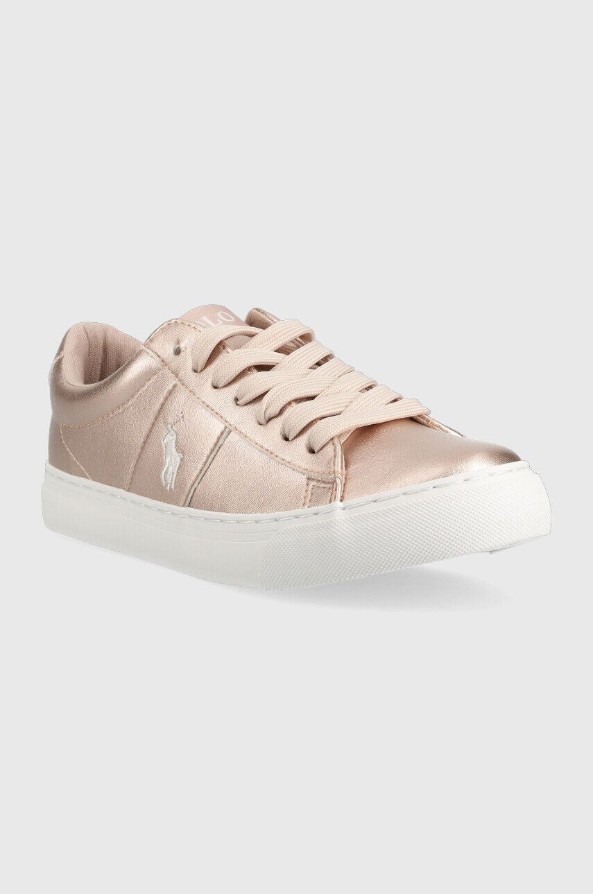 Polo Ralph Lauren Dětské sneakers boty růžová barva - Pepit.cz