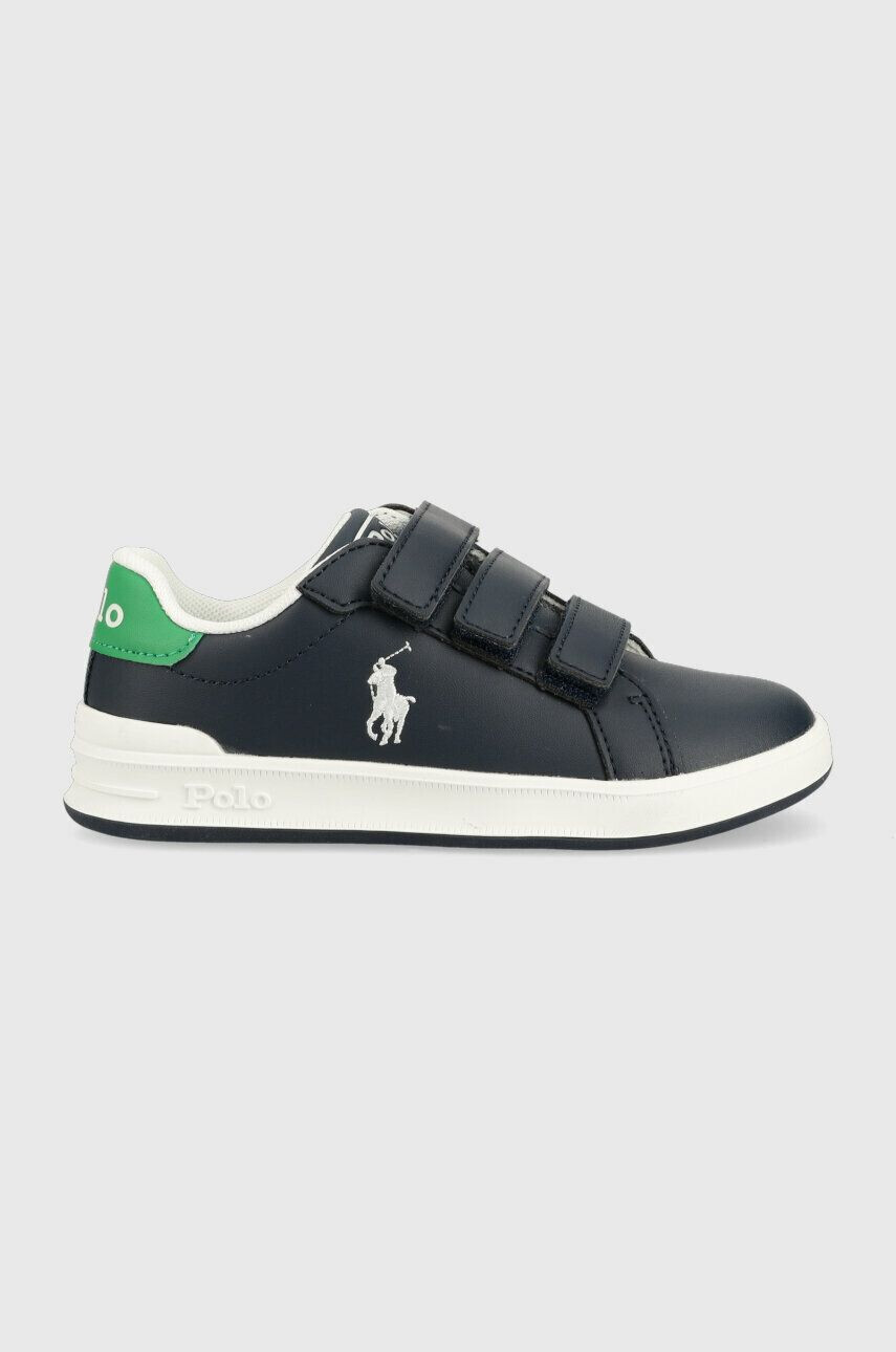 Polo Ralph Lauren Dětské sneakers boty tmavomodrá barva - Pepit.cz