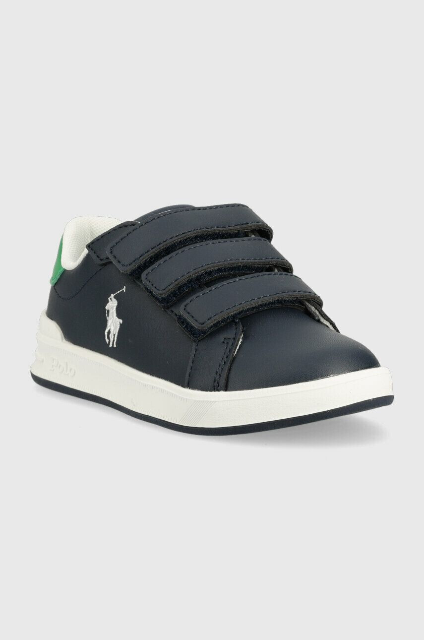 Polo Ralph Lauren Dětské sneakers boty tmavomodrá barva - Pepit.cz